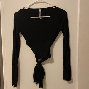 Alo Barre Long Sleeve Top Black